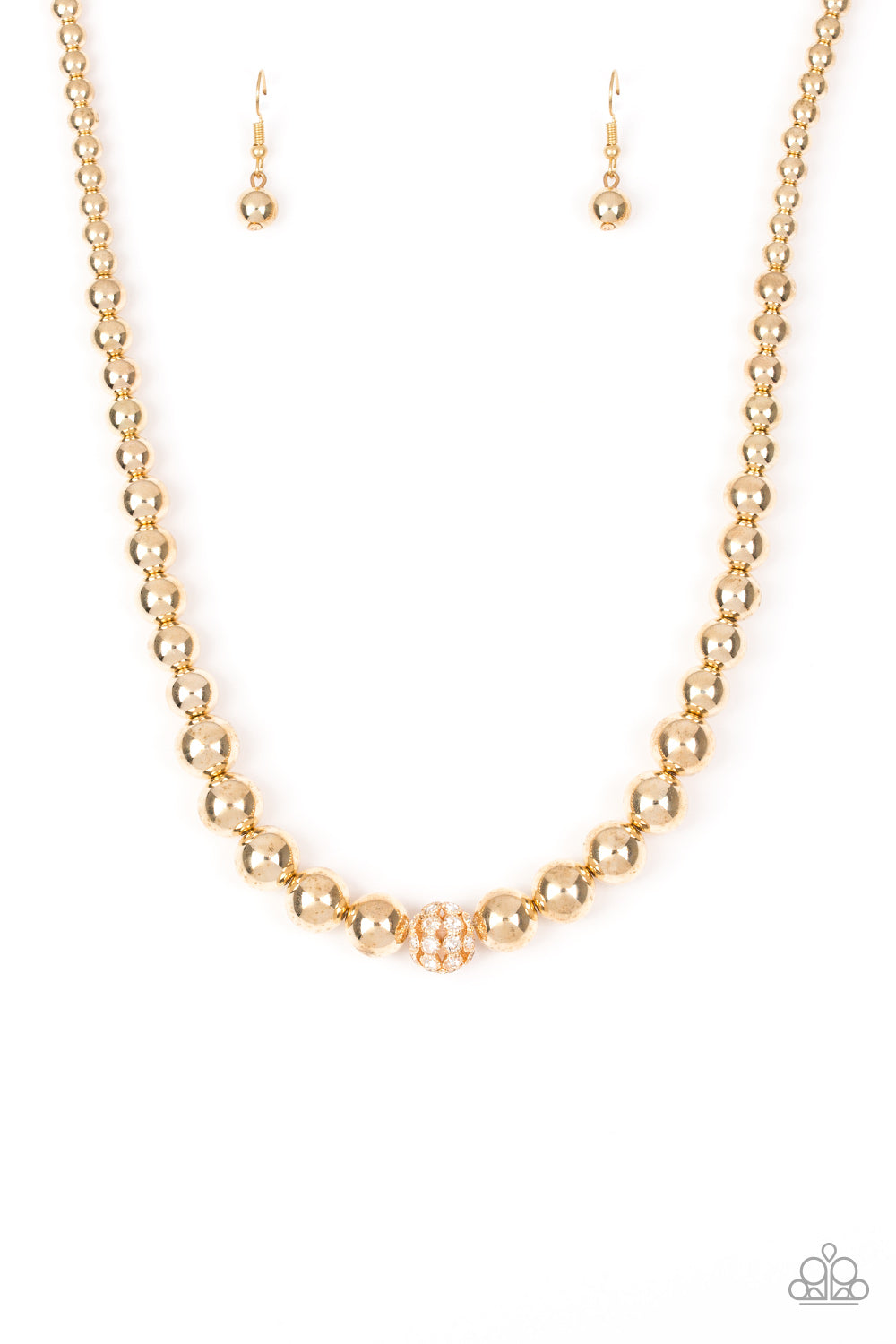 High Stakes FAME - gold - Paparazzi necklace