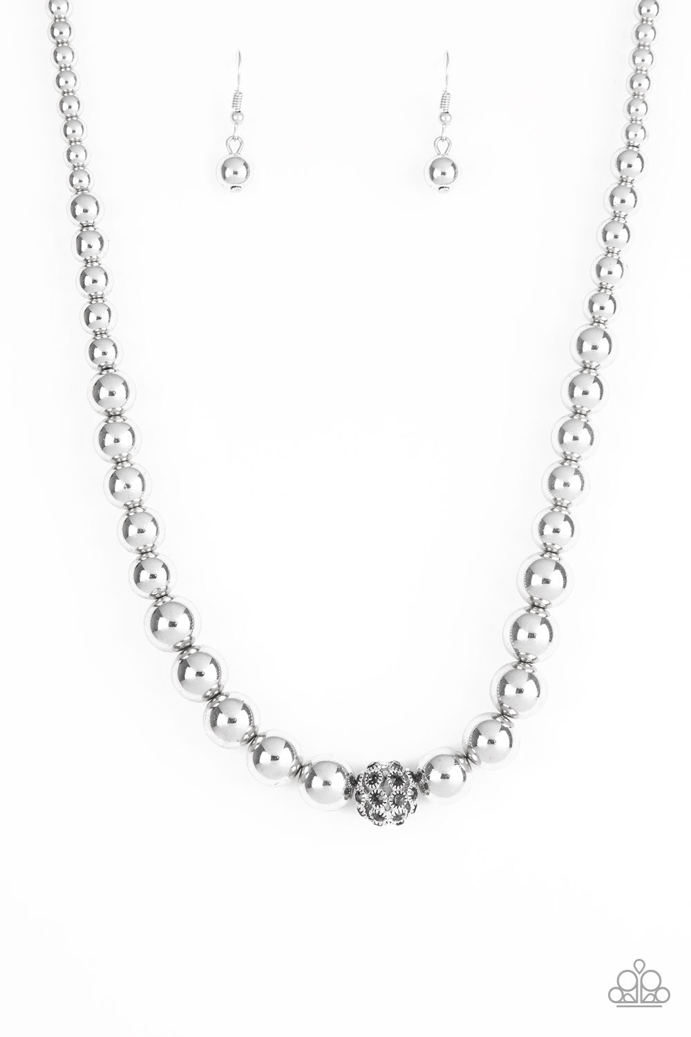 High Stakes FAME - silver - Paparazzi necklace