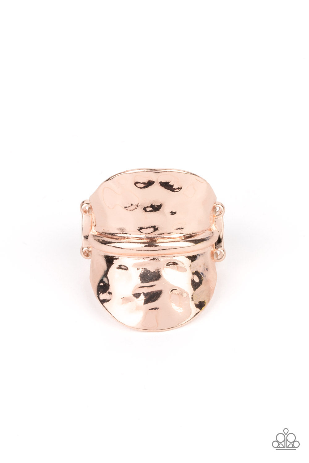 High Stakes Gleam - rose gold - Paparazzi ring