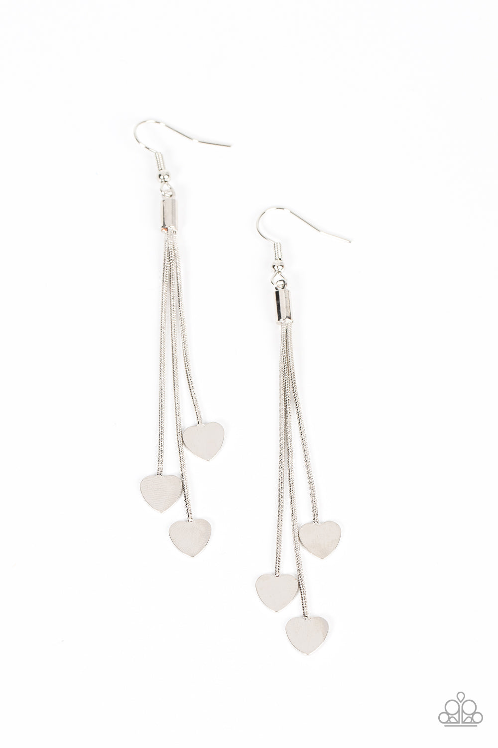 Higher Love - silver - Paparazzi earrings