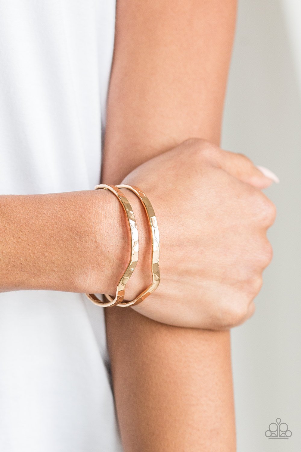 Highland Heiress - gold - paparazzi bracelet