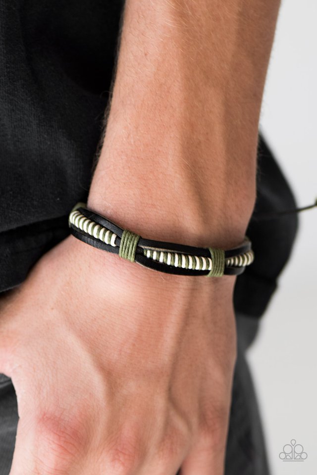 Highway Rebel - Green - Paparazzi bracelet