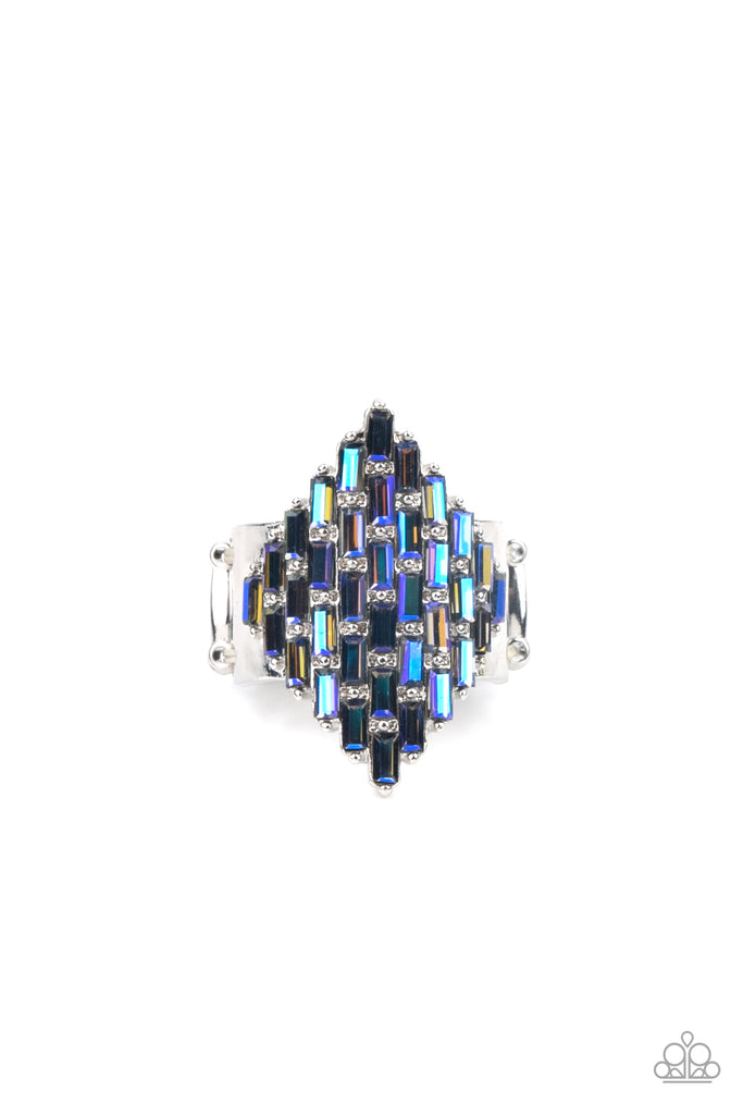 Hive Hustle - blue - Paparazzi ring