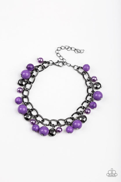 Hold My Drink - purple - Paparazzi bracelet