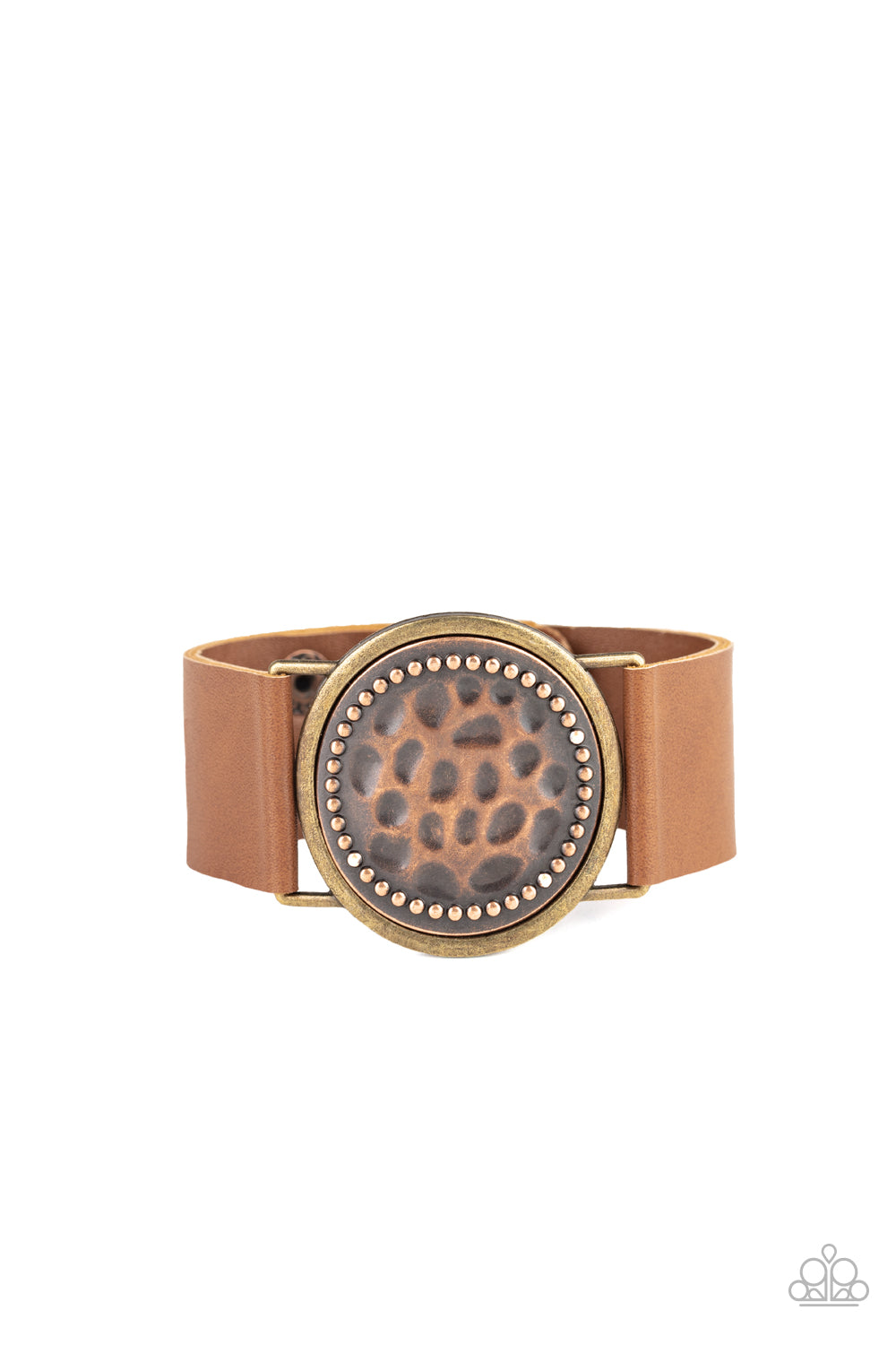 Hold Onto Your Buckle - copper - Paparazzi bracelet