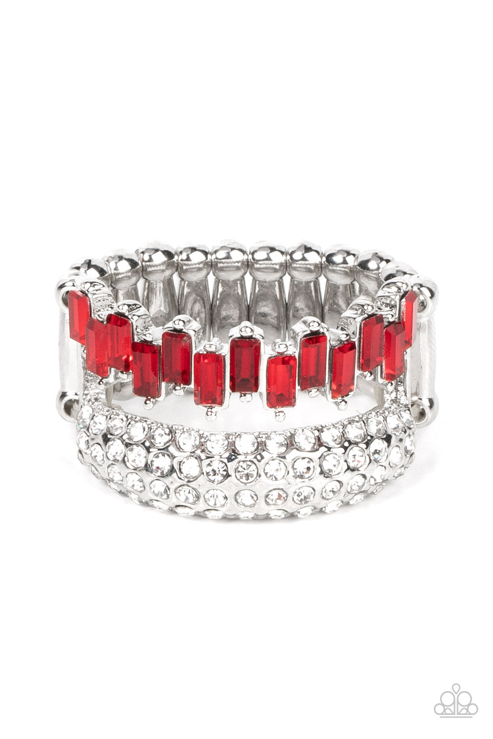 Hold Your CROWN High - red - Paparazzi ring