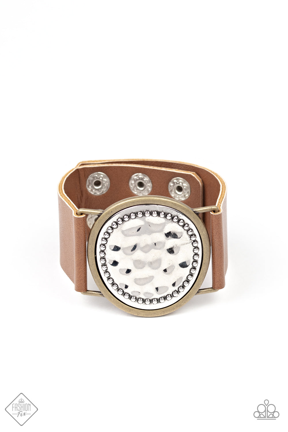 Hold Onto Your Buckle - brown - Paparazzi bracelet