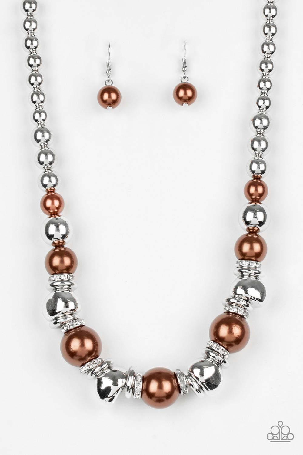 Hollywood HAUTE Spot - brown - Paparazzi necklace