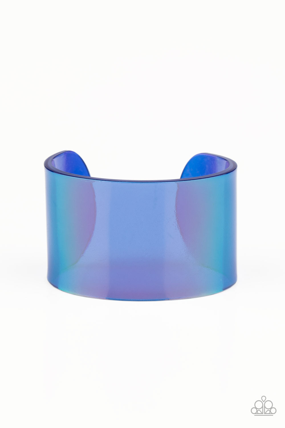 Holographic Aura - blue - Paparazzi bracelet