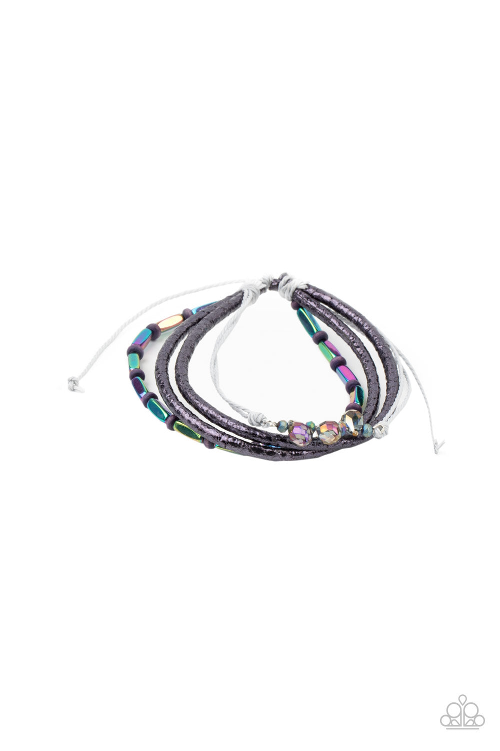 Holographic Hike - multi - Paparazzi bracelet