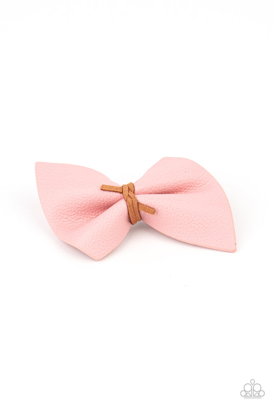 Home Sweet HOMESPUN - pink - Paparazzi hair clip