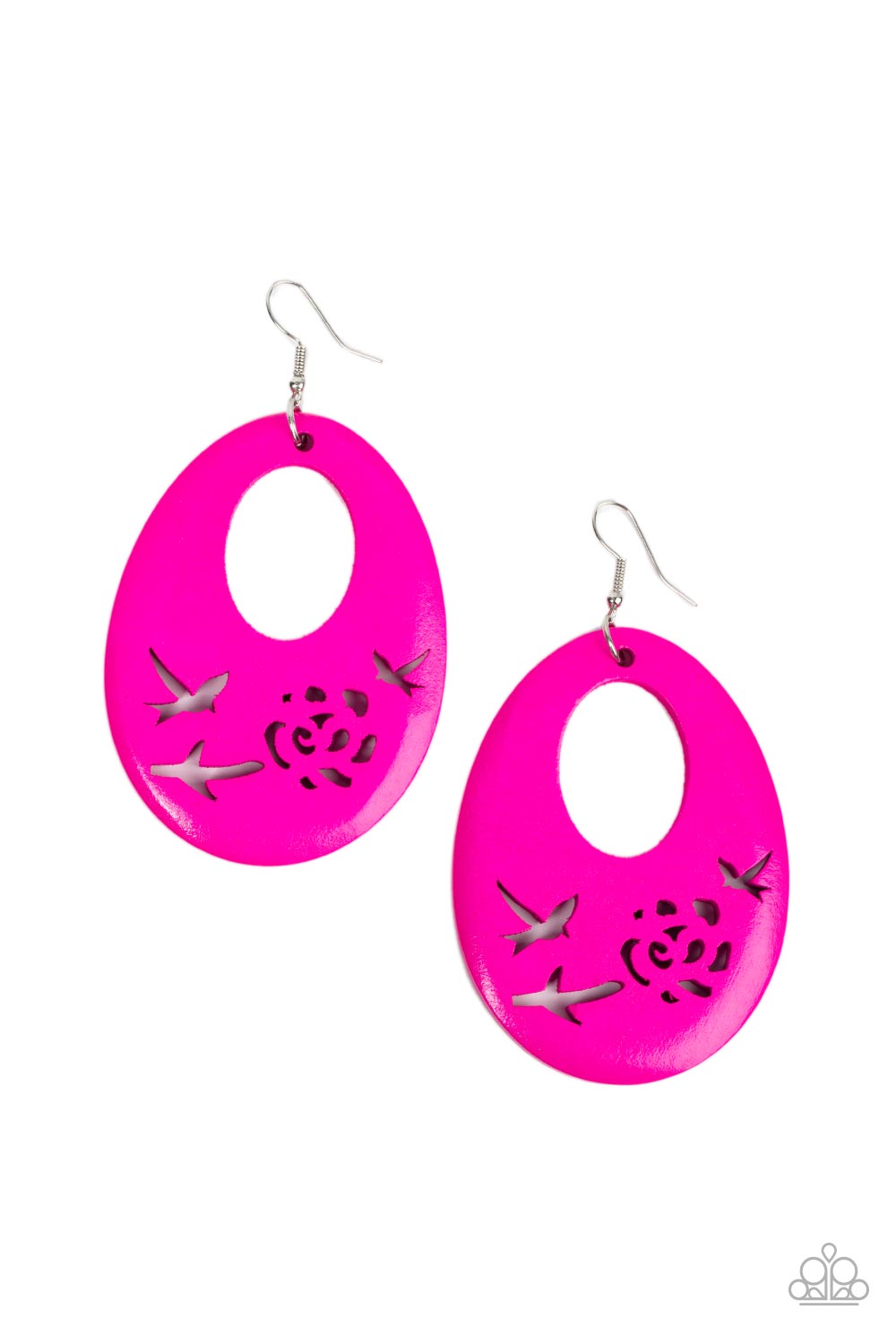 Home TWEET Home - pink - Paparazzi earrings