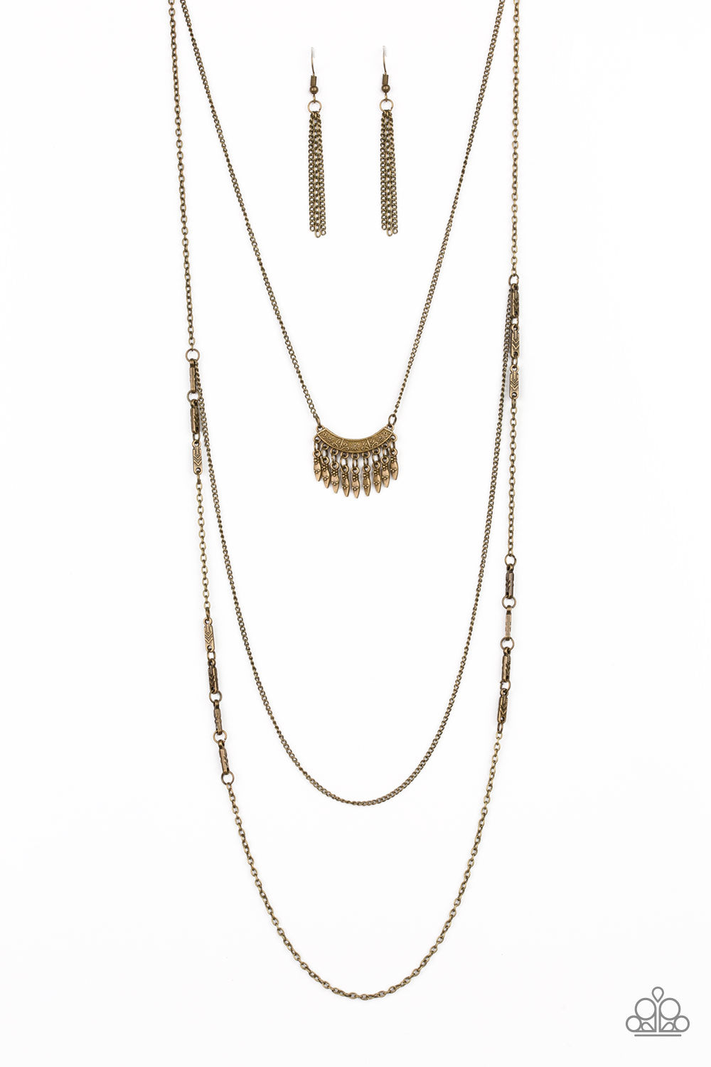 Homestead Harvest - brass - Paparazzi necklace