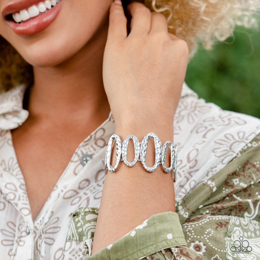 Homestead Heirloom - silver - Paparazzi bracelet