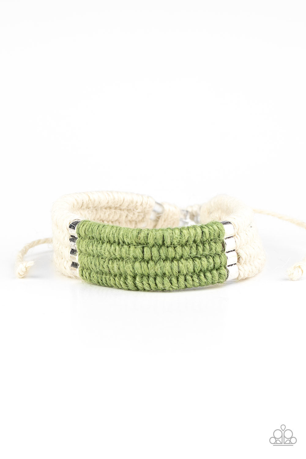 Hot Cross BUNGEE - green - Paparazzi bracelet