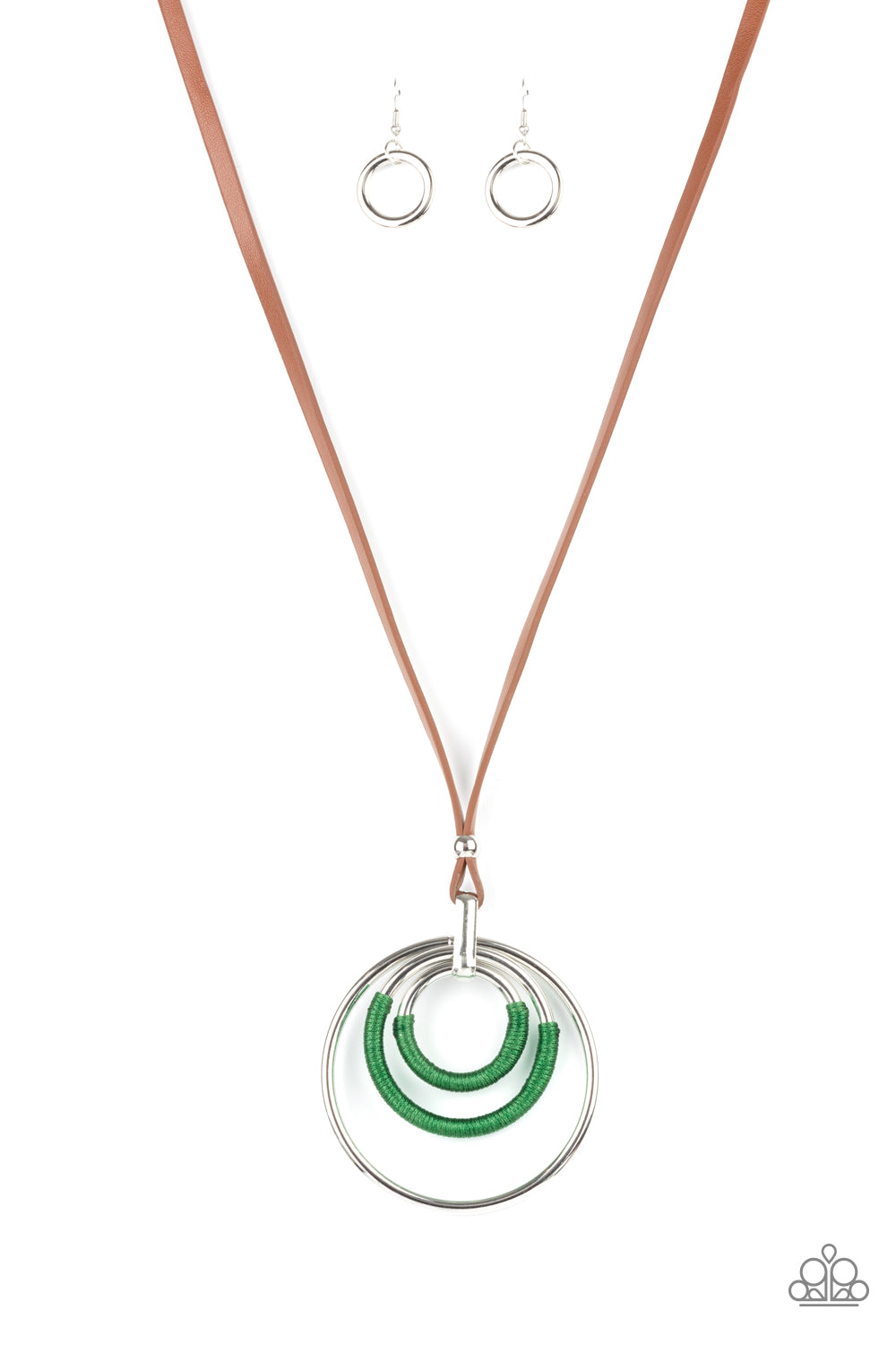 Hypnotic Happenings - green - Paparazzi necklace
