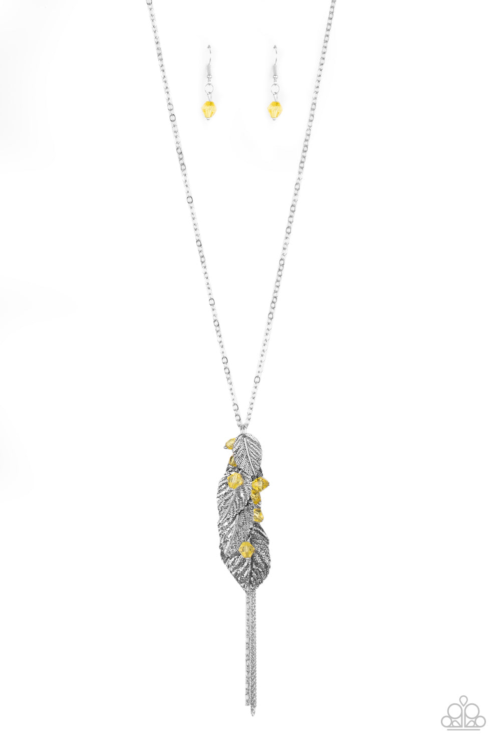 I Be-LEAF - yellow - Paparazzi necklace