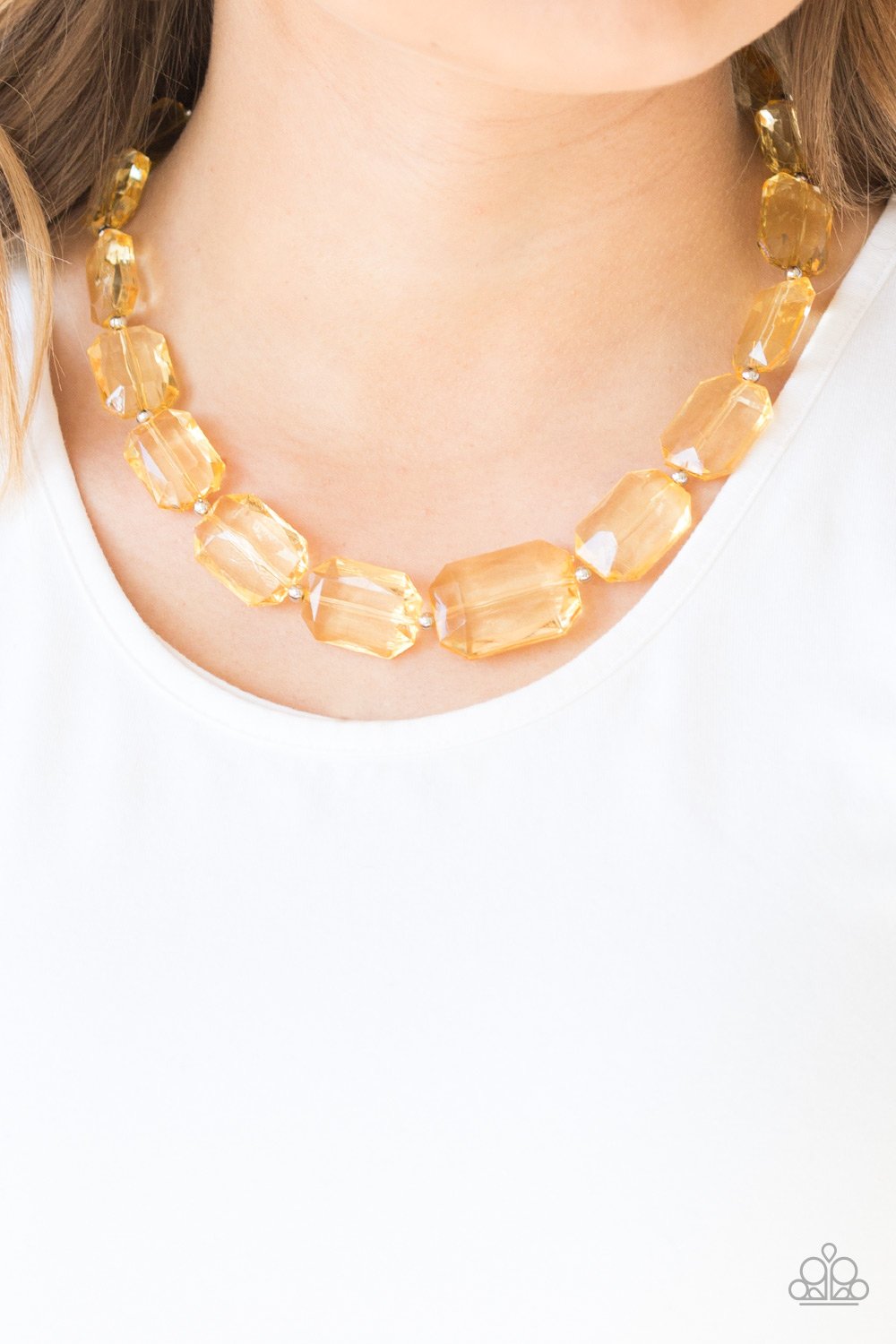 ICE-versa-yellow-Paparazzi necklace
