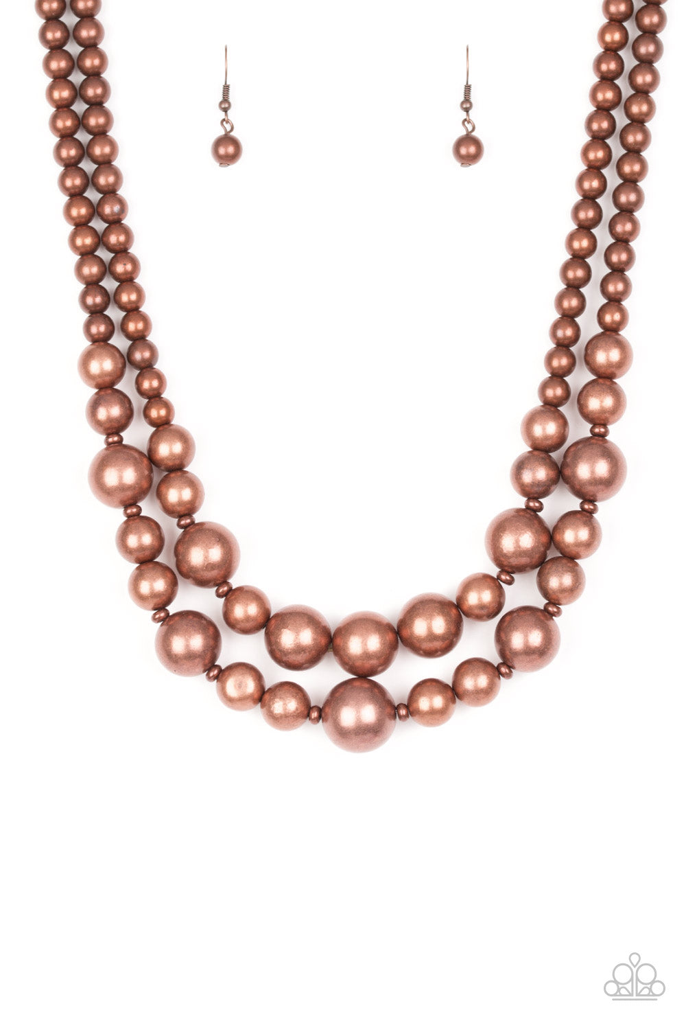 I Double Dare You - copper - Paparazzi necklace