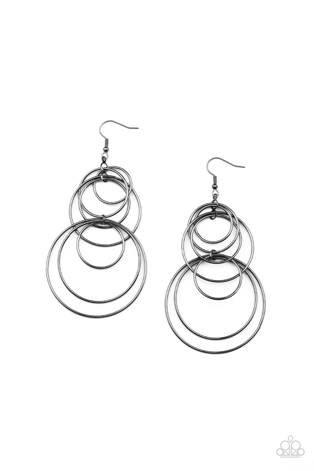 I Feel Dizzy - black - Paparazzi earrings