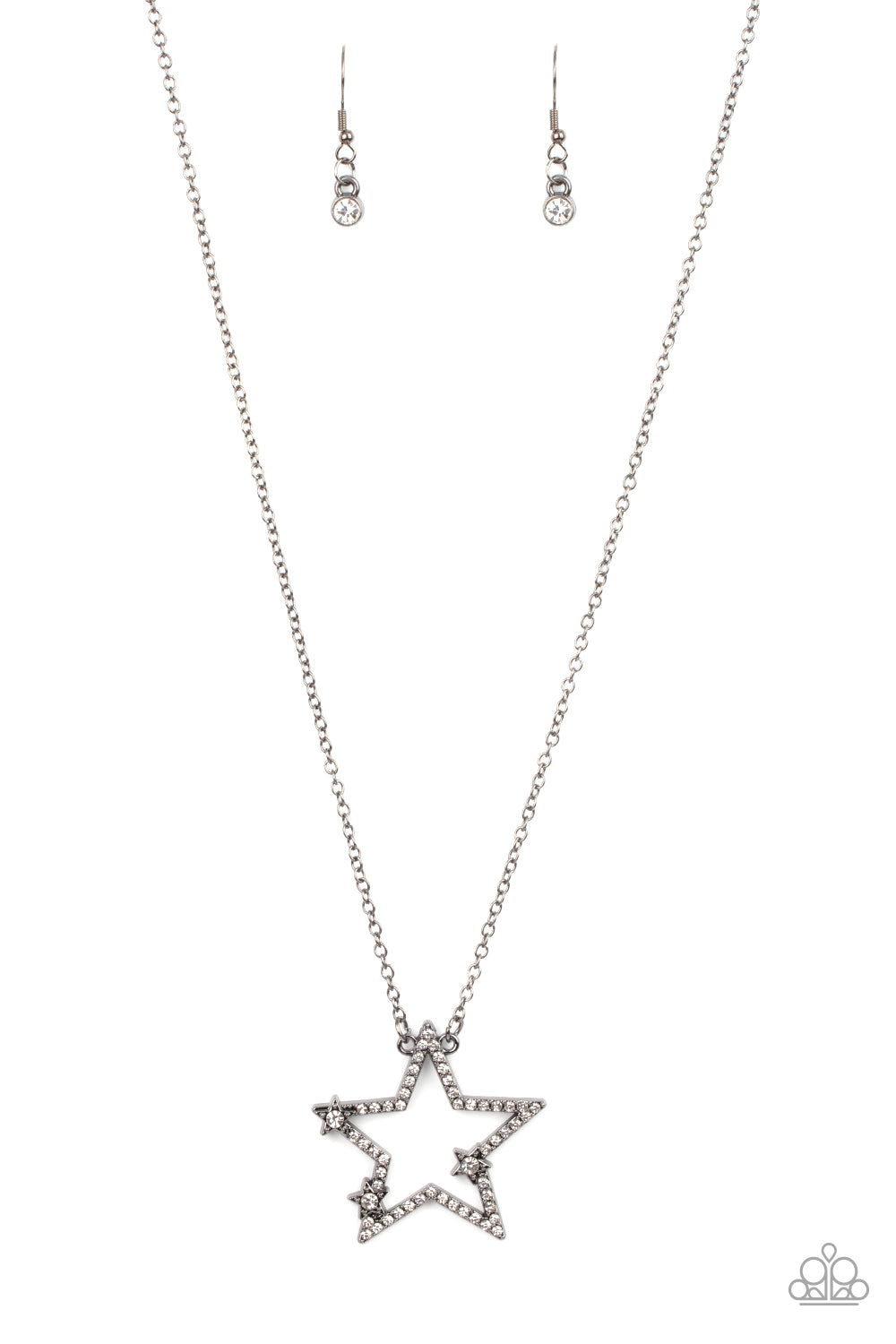 I Pledge Allegiance to the Sparkle - black - Paparazzi necklace