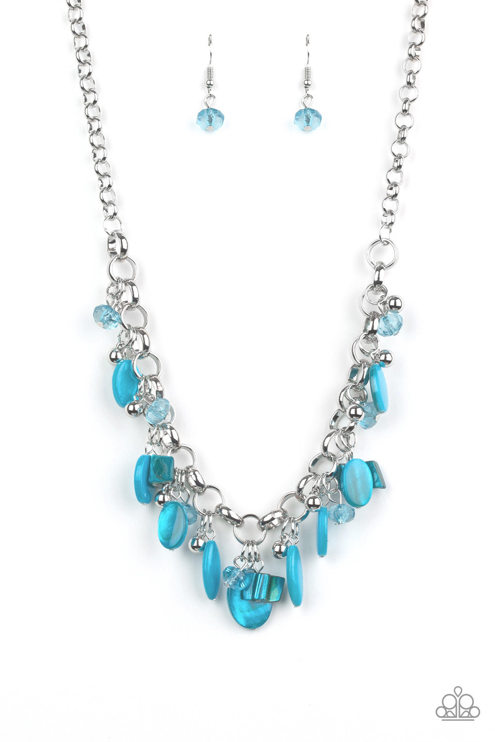 I Want to SEA the World - blue - Paparazzi necklace