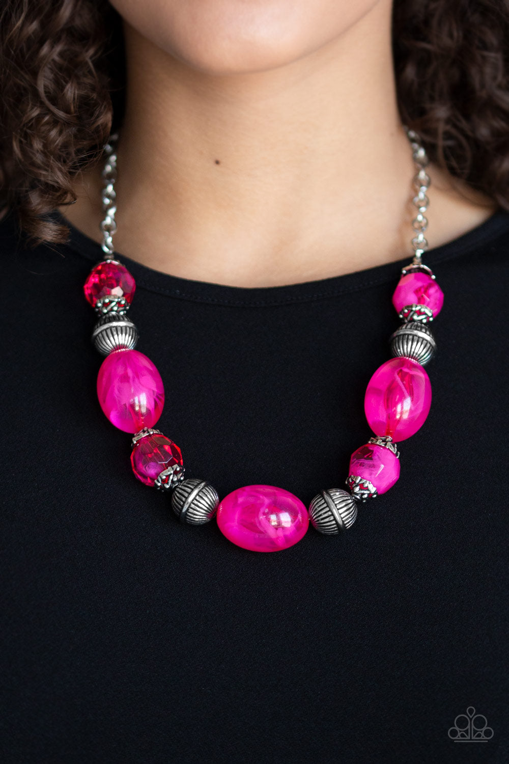 Ice Melt - pink - Paparazzi necklace