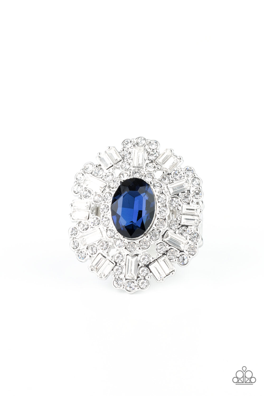 Iceberg Ahead - blue - Paparazzi ring