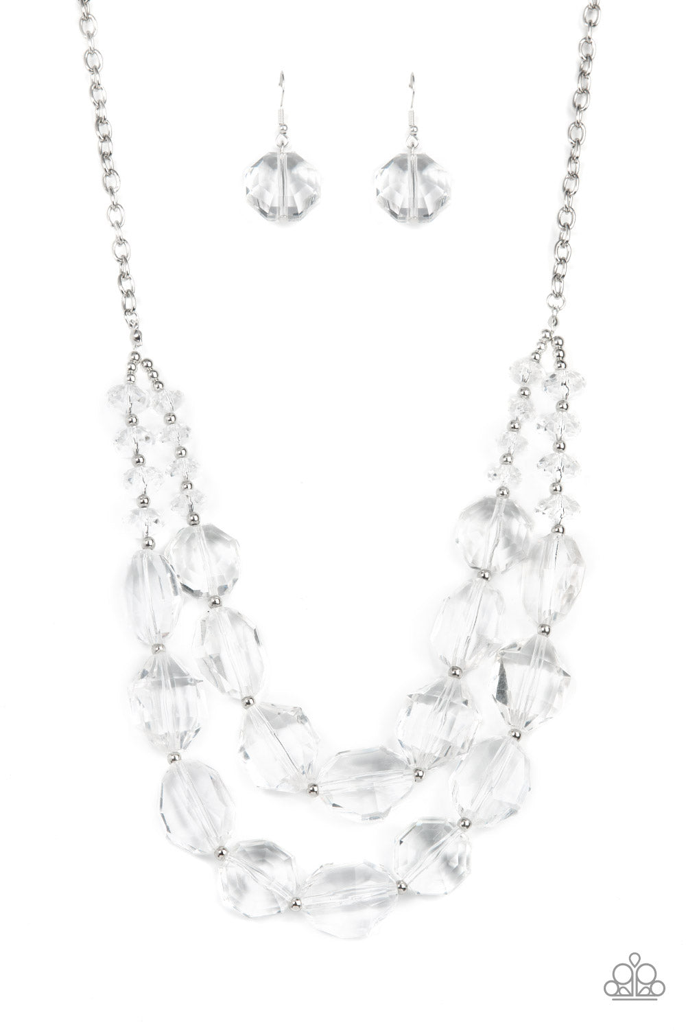 Icy Illumination - white - Paparazzi necklace