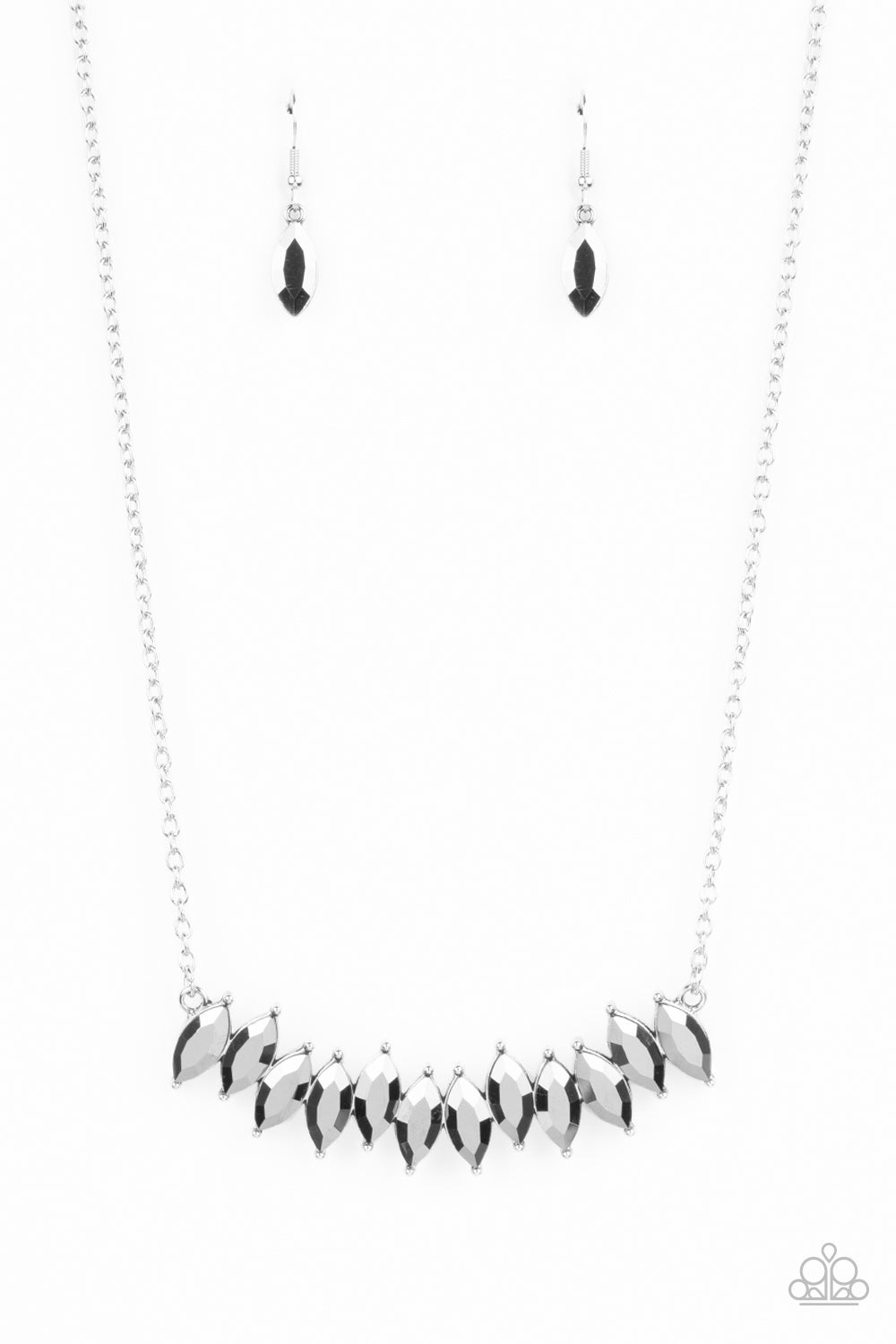 Icy Intensity - silver - Paparazzi necklace