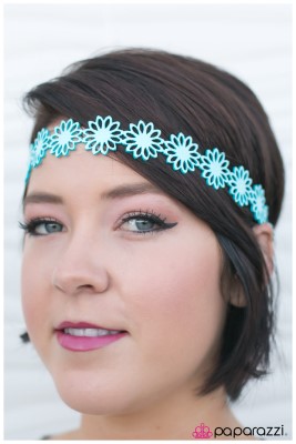 Im Walking On Sunshine - Blue - Paparazzi headband