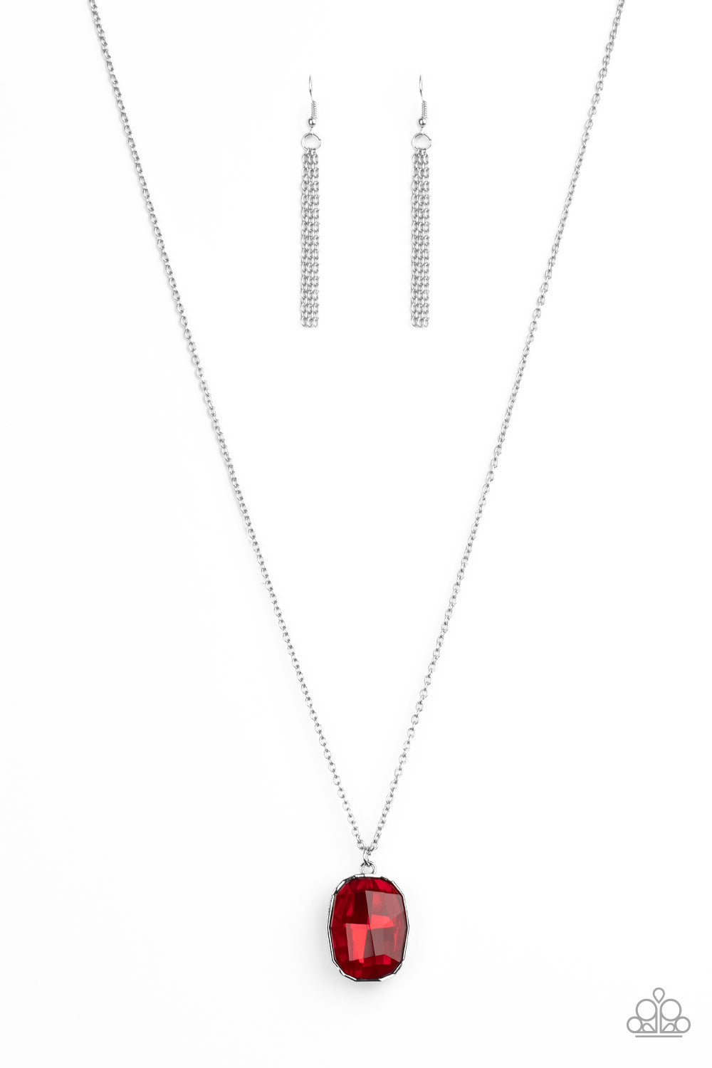 Imperfect Iridescence - red - Paparazzi necklace