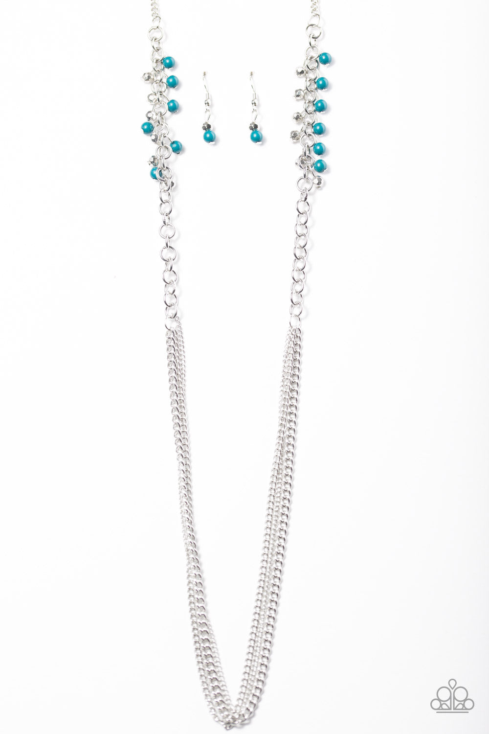 In For A Surprise - Blue - Paparazzi necklace