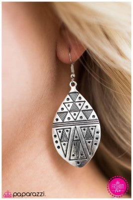 In Prehistoric Fashion - Paparazzi earrings