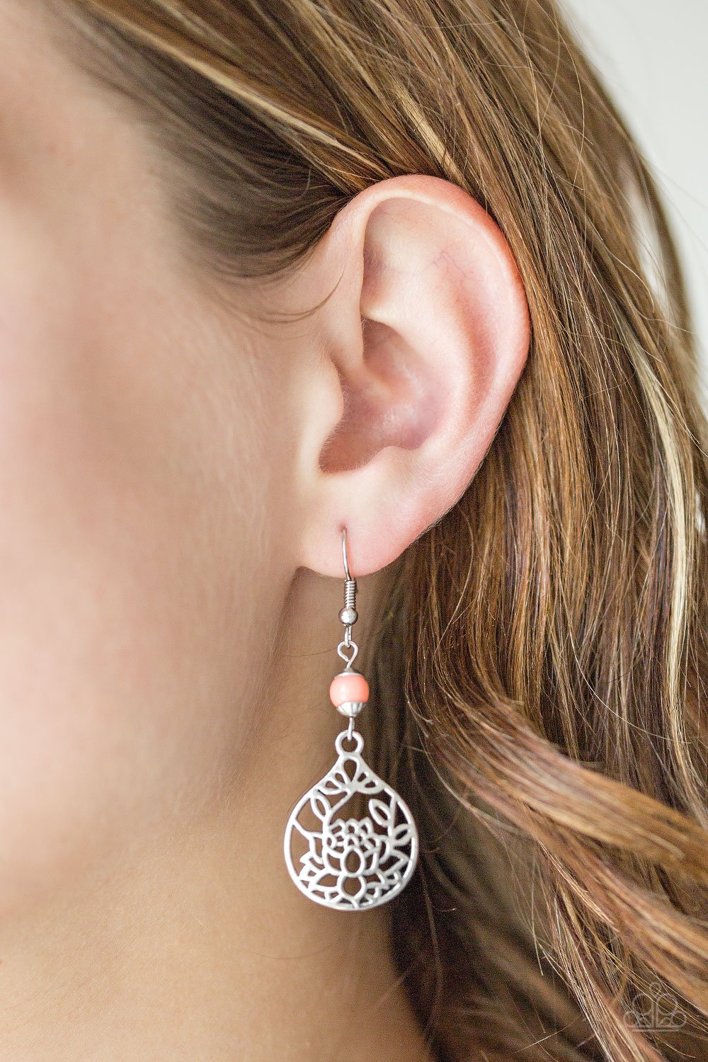 In Bloom - orange - Paparazzi earrings