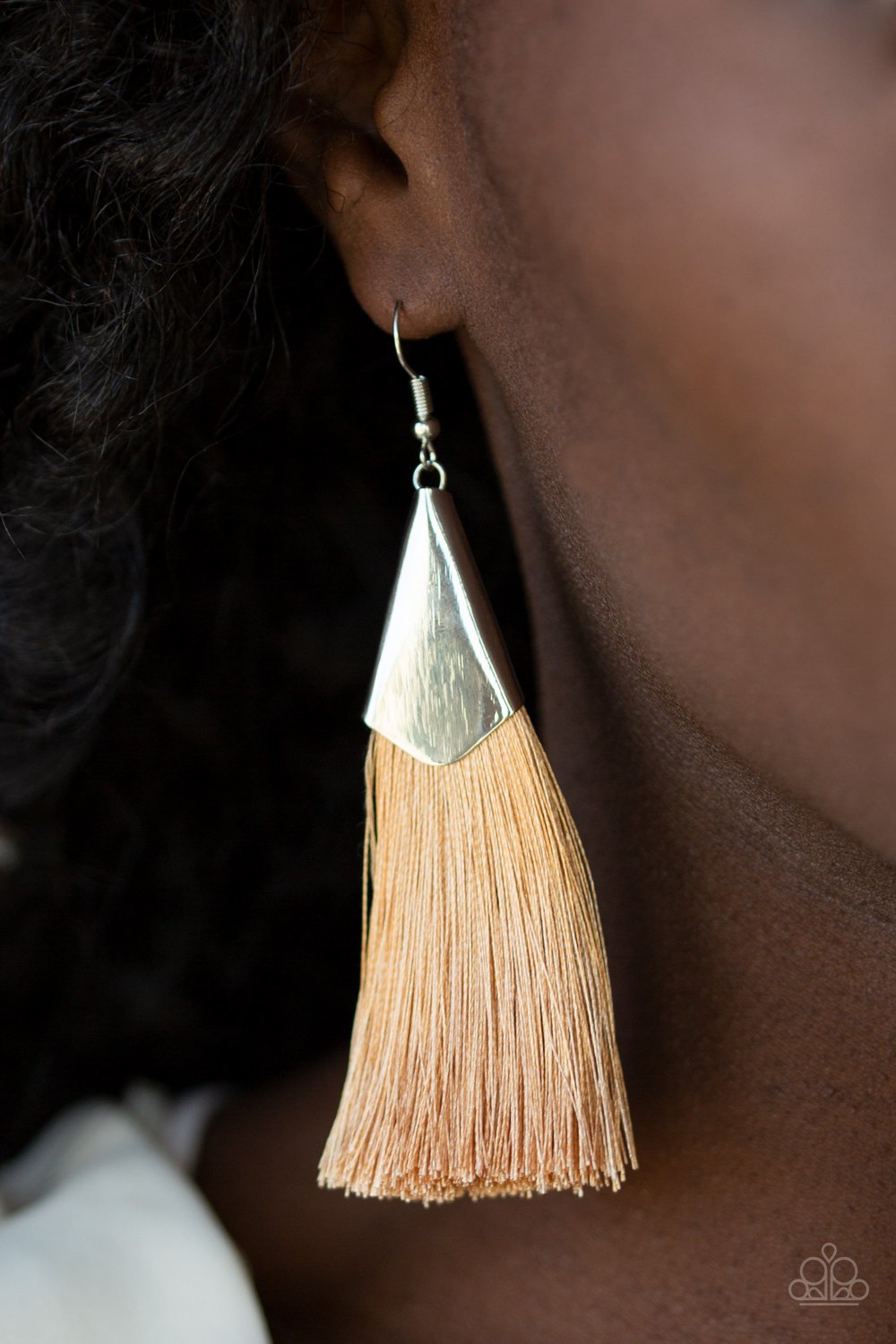 In Full PLUME - brown - Paparazzi earrings