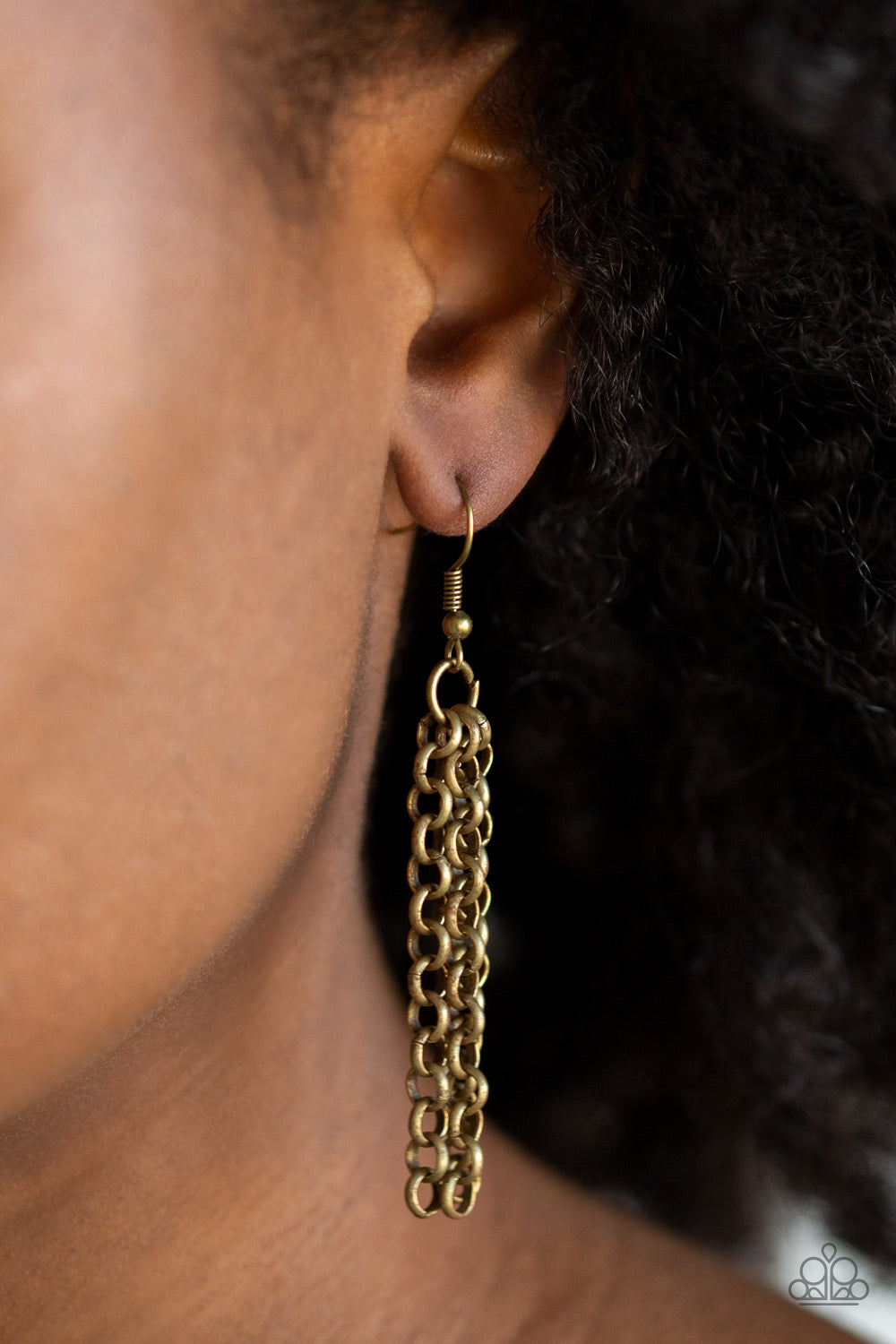 In the MANE-stream - brass - Paparazzi necklace