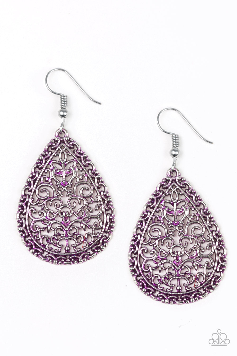 Indie Idol - purple - Paparazzi earrings