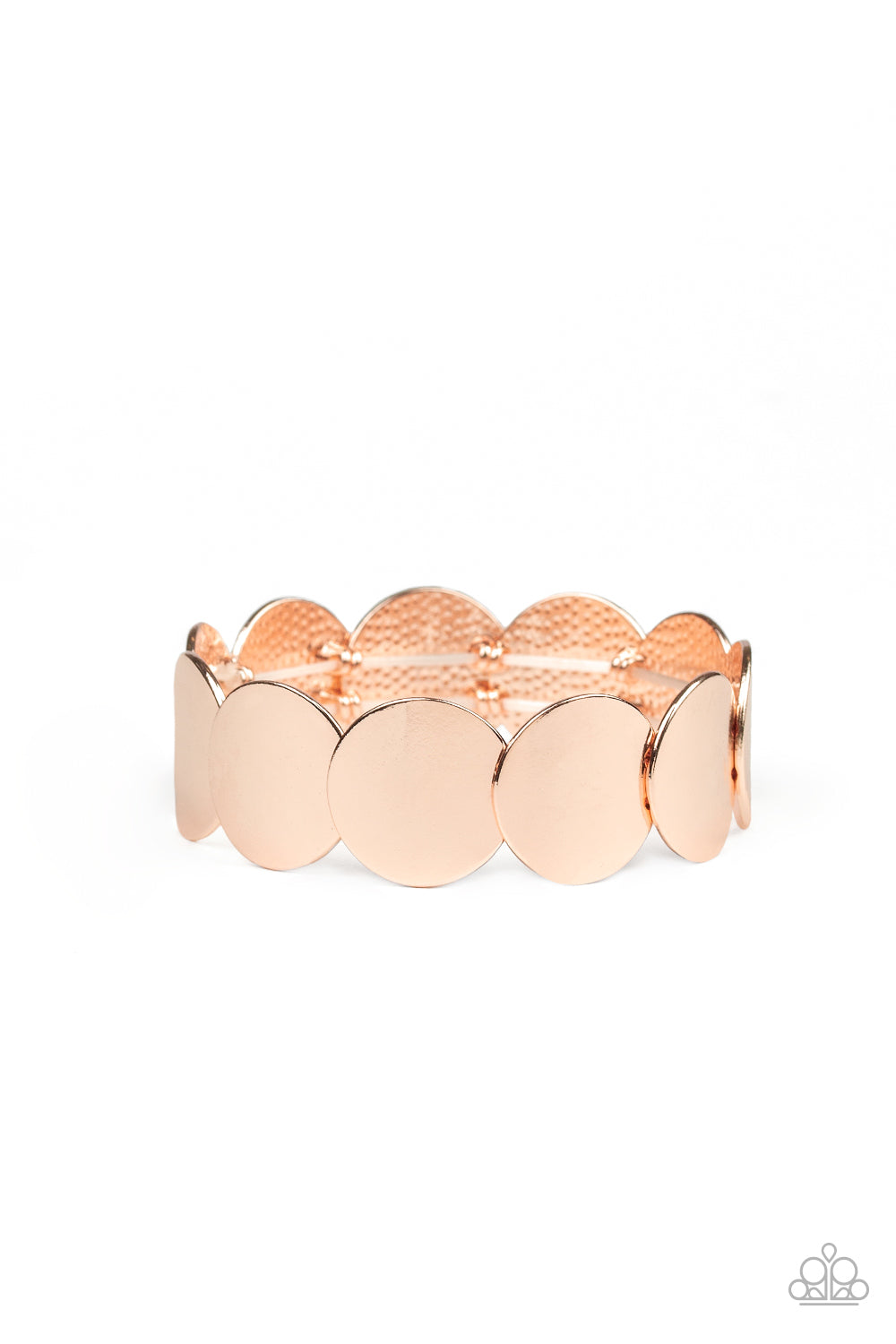 Industrial Influencer - rose gold - Paparazzi bracelet