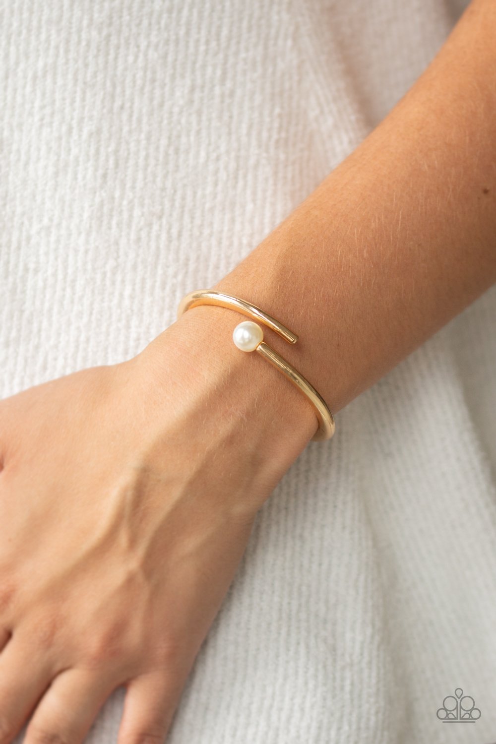 Industrial Impact-gold-Paparazzi bracelet