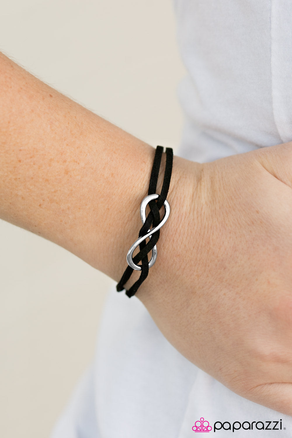 Infinity and Beyond - Black - Paparazzi bracelet