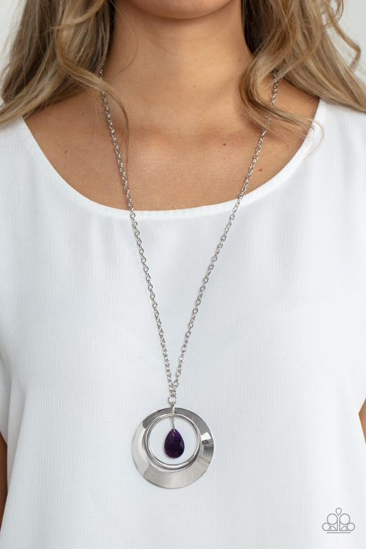 Inner Tranquility - purple - Paparazzi necklace