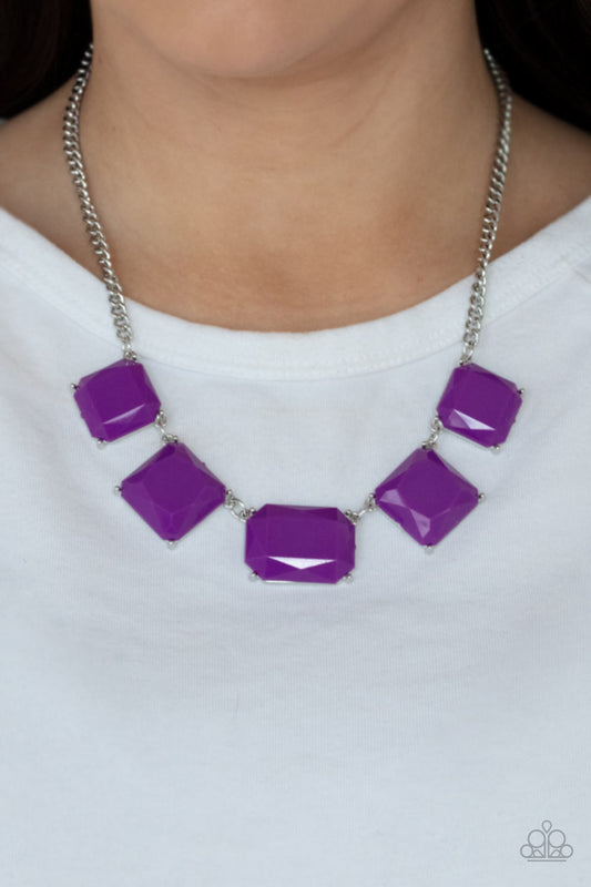 Instant Mood Booster - purple - Paparazzi necklace