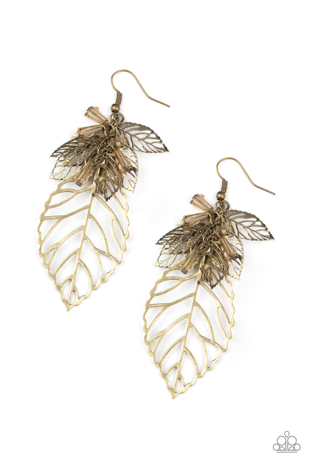 Instant Re-LEAF - brass - Paparazzi earrings