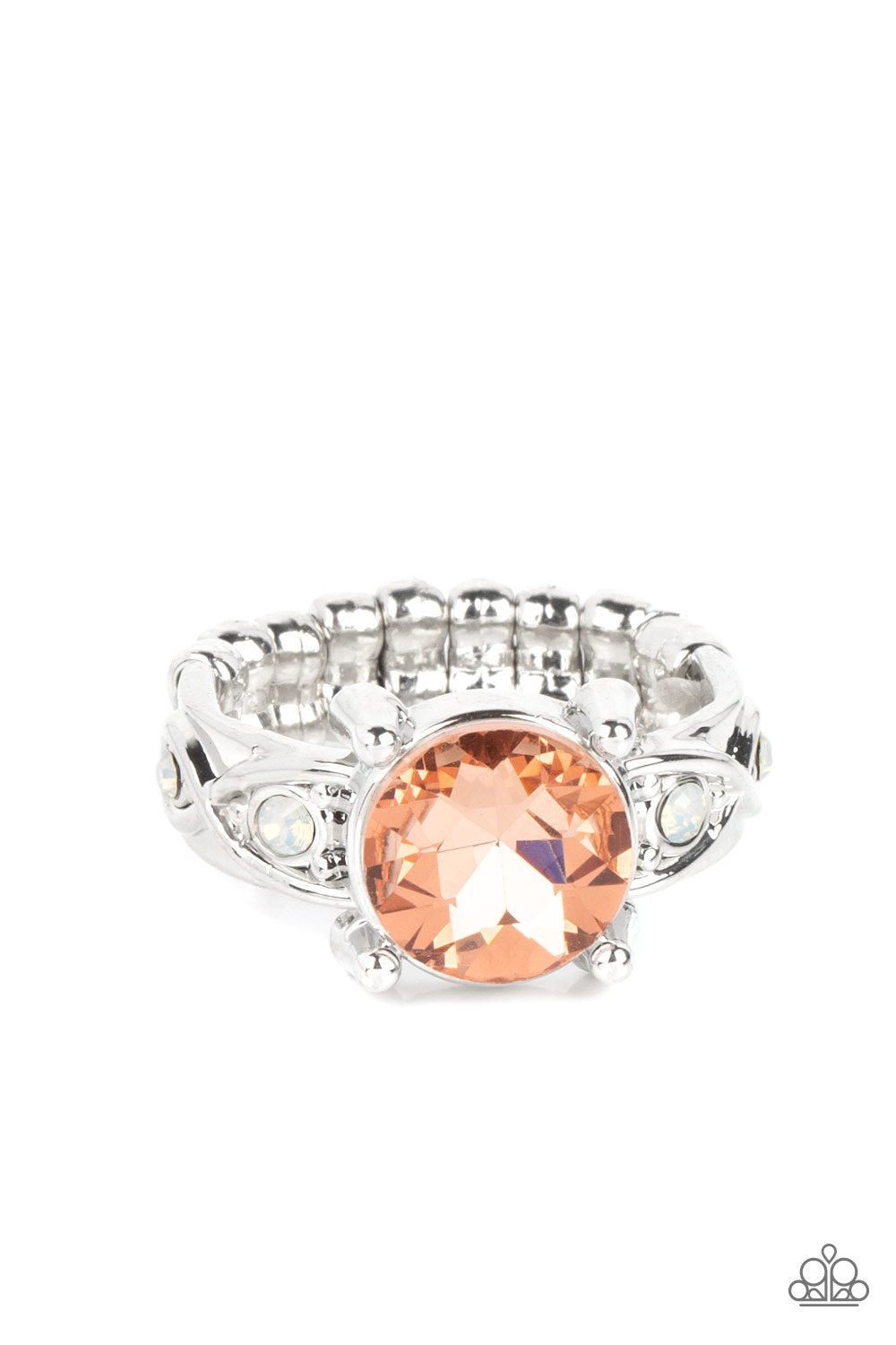 Intergalactic I Do - orange - Paparazzi ring