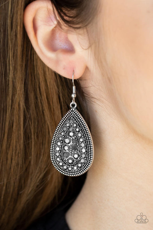 ​Interstellar Idol - silver - Paparazzi earrings