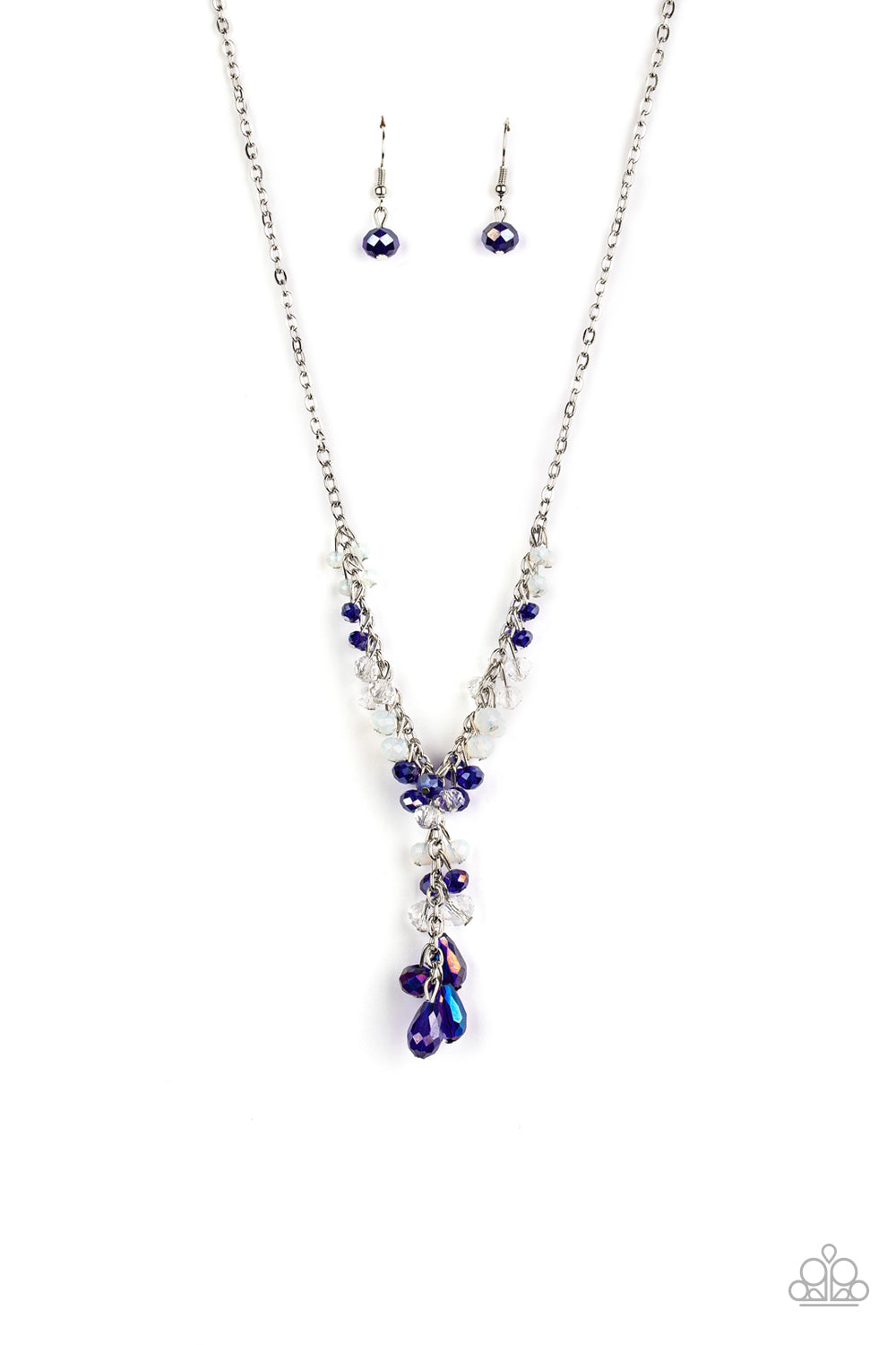 Iridescent Illumination - blue - Paparazzi necklace