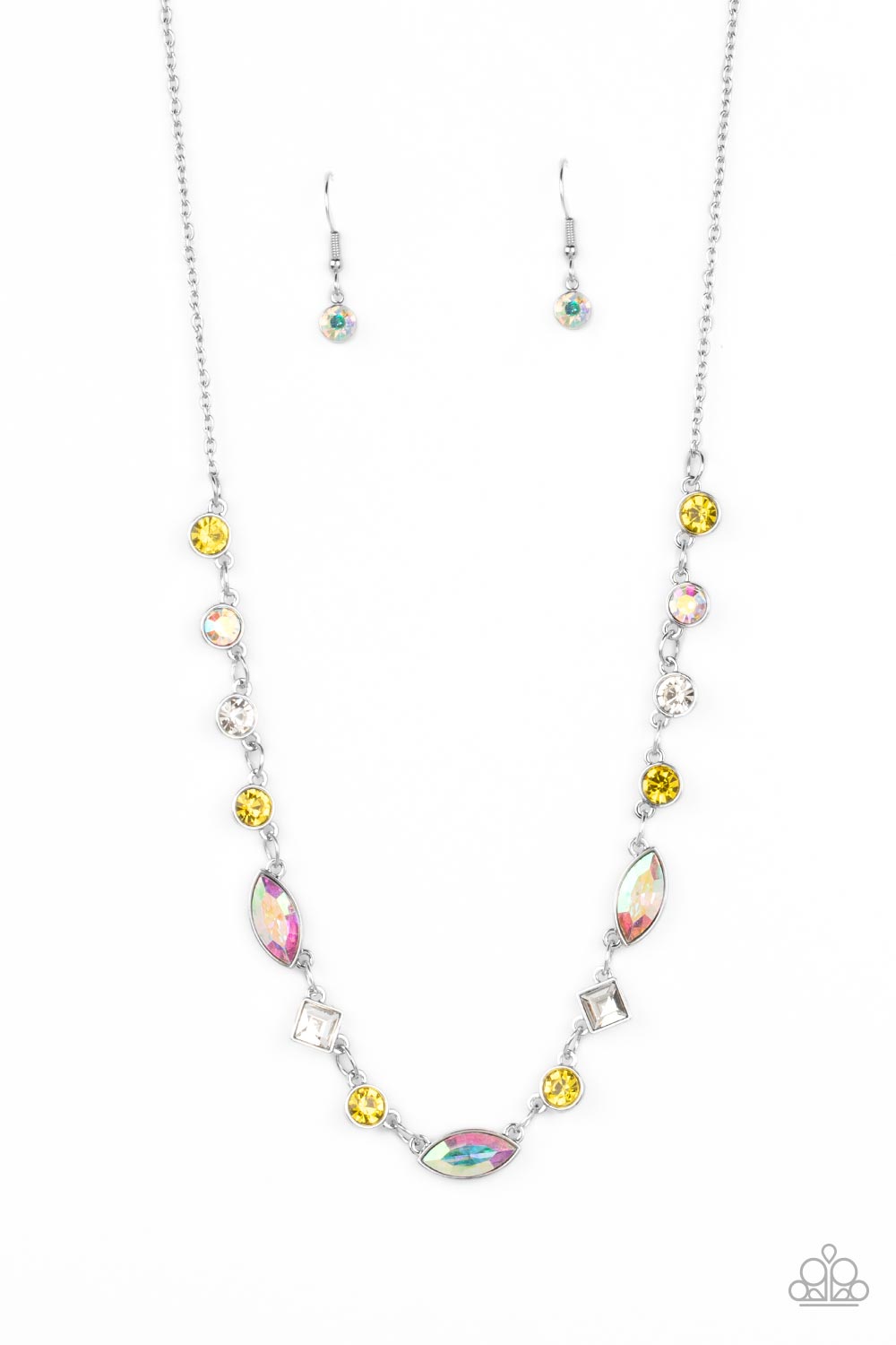 Irresistible HEIR-idescence - yellow - Paparazzi necklace