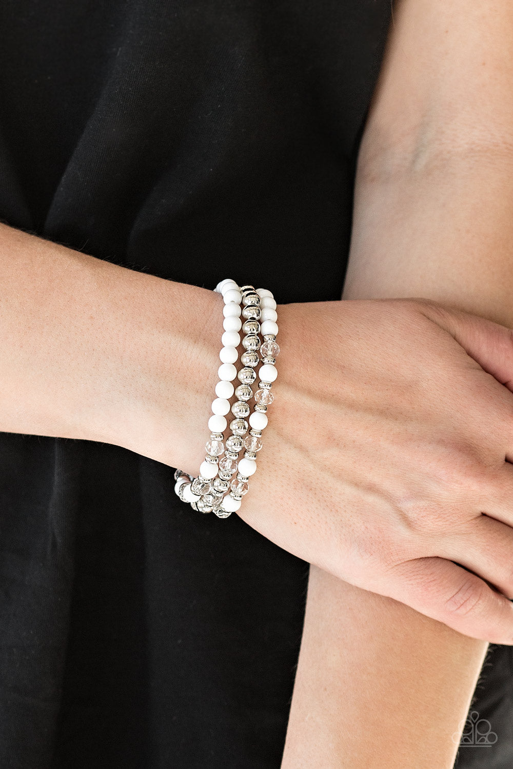 Irresistibly Irresistible - white - Paparazzi bracelet