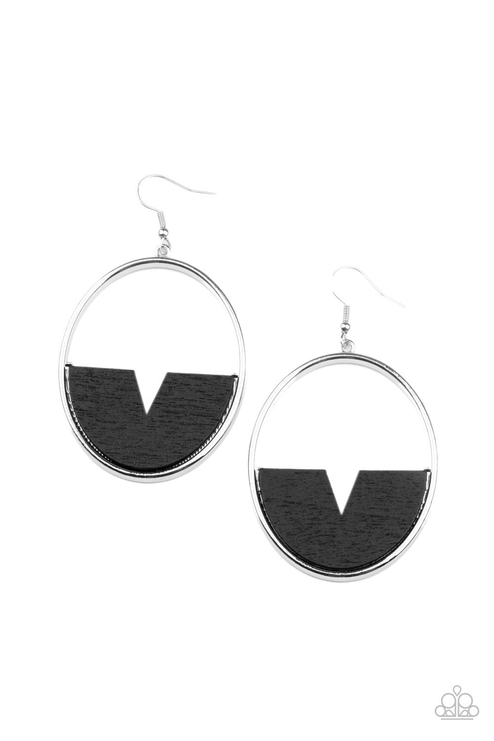 Island Breeze - black - Paparazzi earrings